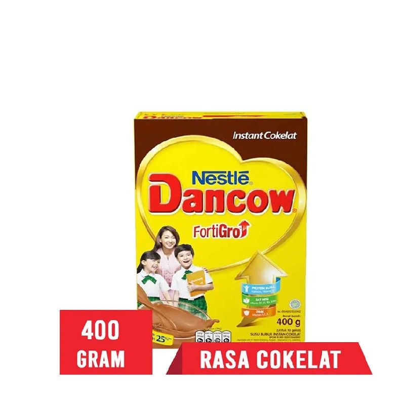 

Dancow Fortigro Coklat 400gr / Susu Bubuk Dancow Coklat 400gr