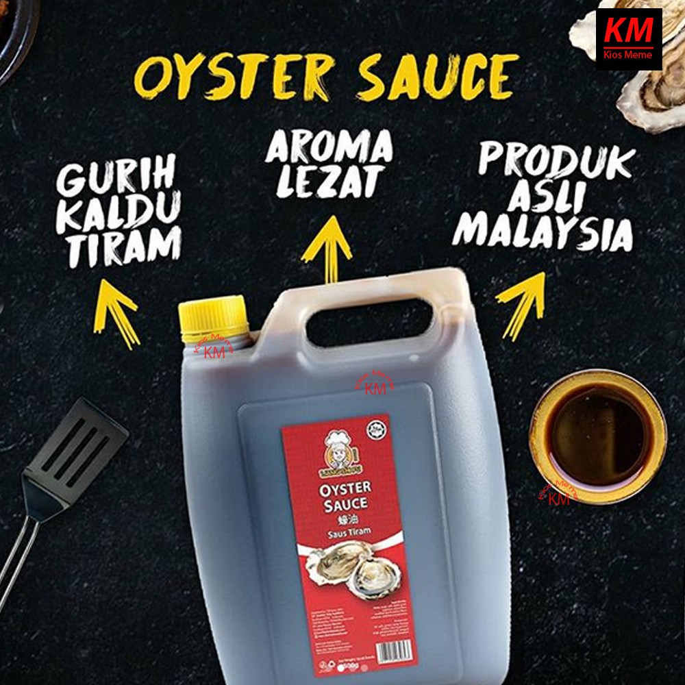 Liang Shi Fu Bumbu Masak Oyster Sauce / Saus Tiram 4500GR Produk Malaysia