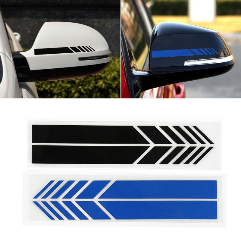 Aksesoris Mobil Serat Karbon Serat Karbon Spion 5D Stiker Vinyl Stripe Decal Self Adhesive Tidak Luntur Spion Decal Dekorasi