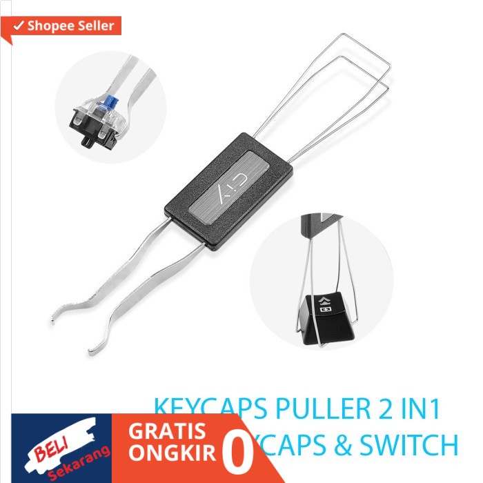 ALCHA KEYCAPS PULLER 2 IN 1 METAL KAWAT SWITCH & KEYCAPS PULLER Wallace