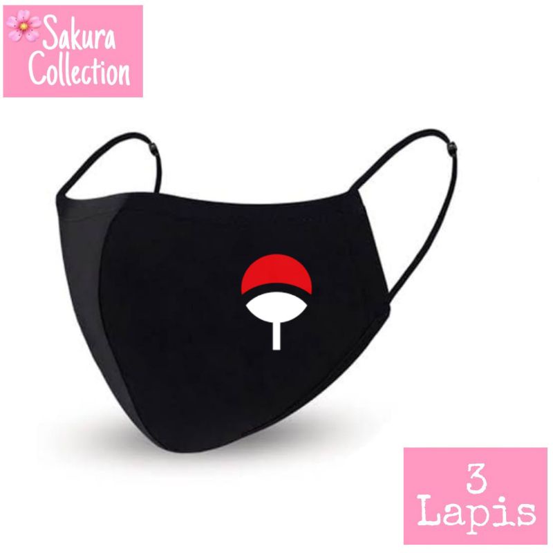 Masker Kain 3 Lapis - Naruto