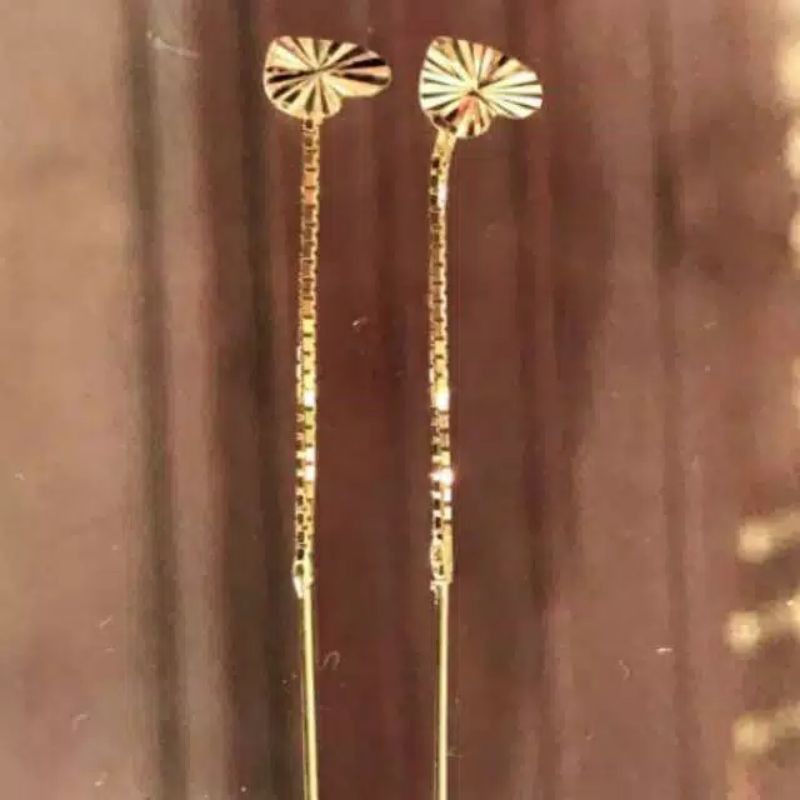 anting tusuk Diana emas asli kadar 700