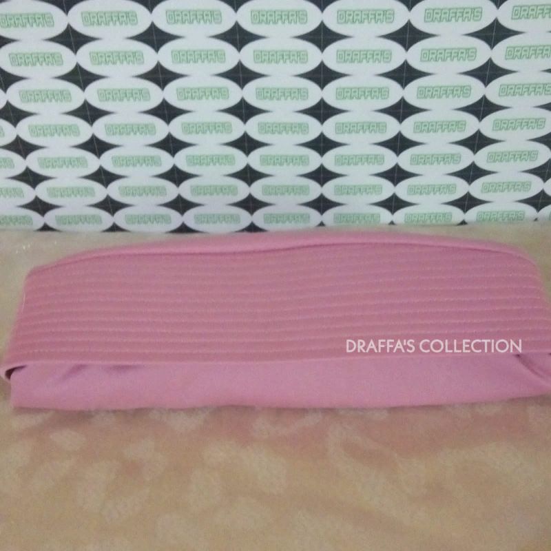 (ukuran M )Bergo oval polos /Daily Hijab/Kerudung sekolah/Jilbab lnstan/Bergo ASRI.-Peach (M)