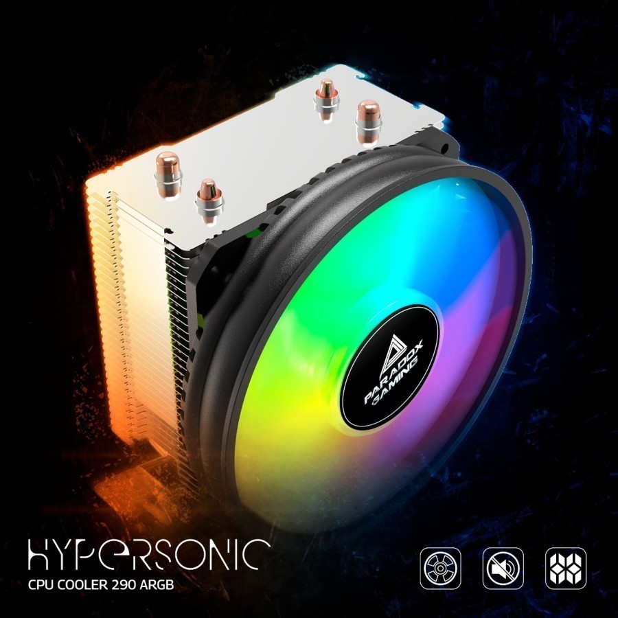 Cooler CPU Paradox Gaming Hypersonic CL-290 RGB Static