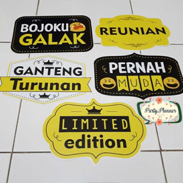 Photobooth reuni perlengkapan acara reuni aksesoris reuni perlengkapan pesta reuni photobooth props