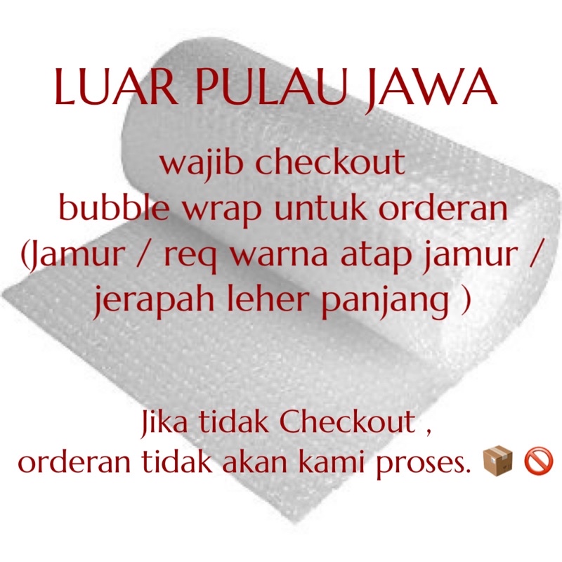 

BUBBLE WRAP LUAR PULAU JAWA HIDEOUT JAMUR