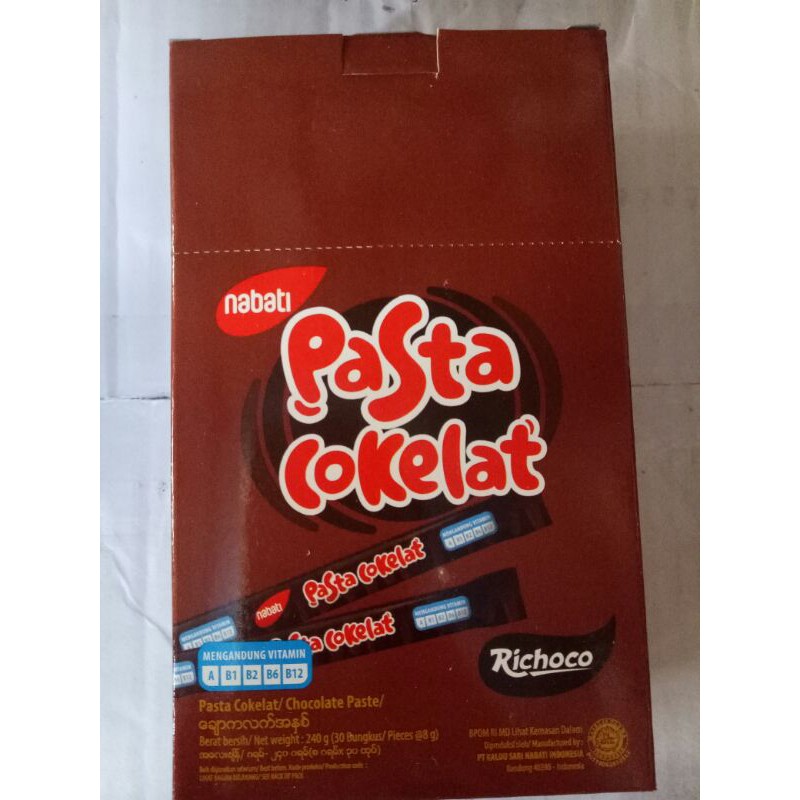 

nabati pasta keju dan coklat isi 30pcs