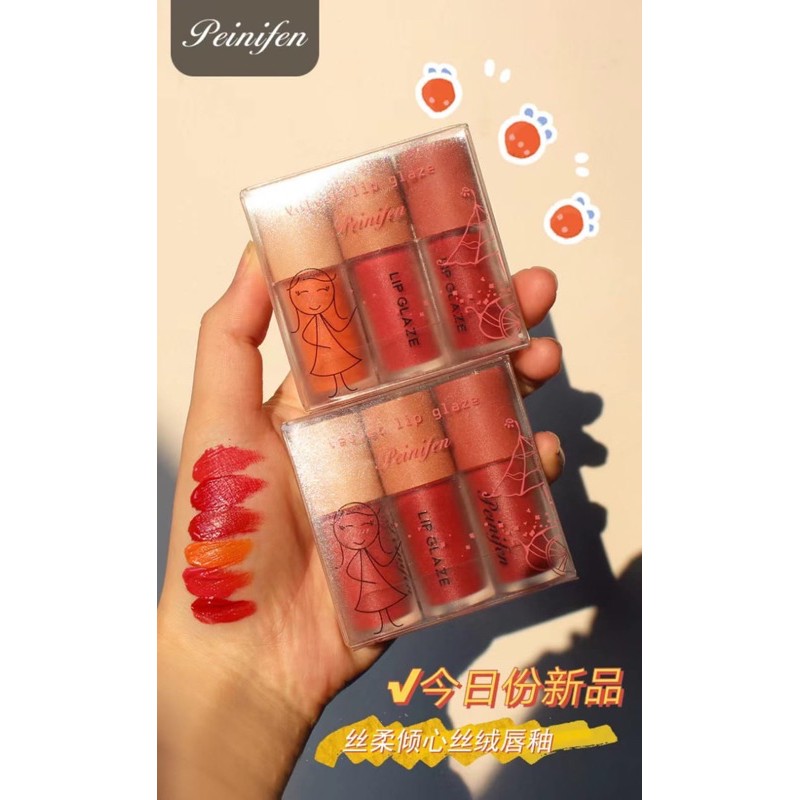 [ ECER ] PNF LIPCREAM GLAZE VELVET NEW