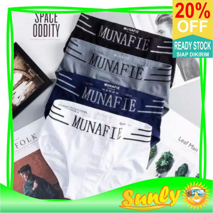 ☀ Sunly ☀ A031 CELANA DALAM MUNAFIE PRIA CELANA DALAM MURAH UNDERWEAR MEN IMPORT MURAH