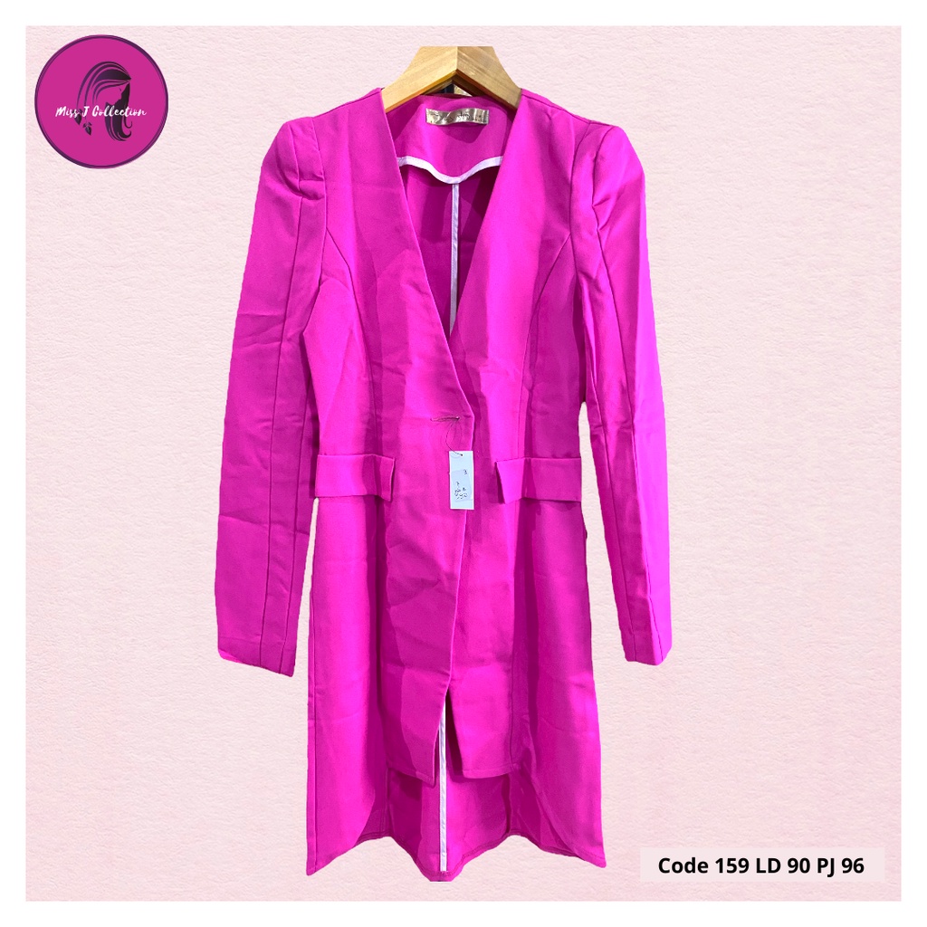 BLAZER POLOS FUSHIA (KODE : 159)