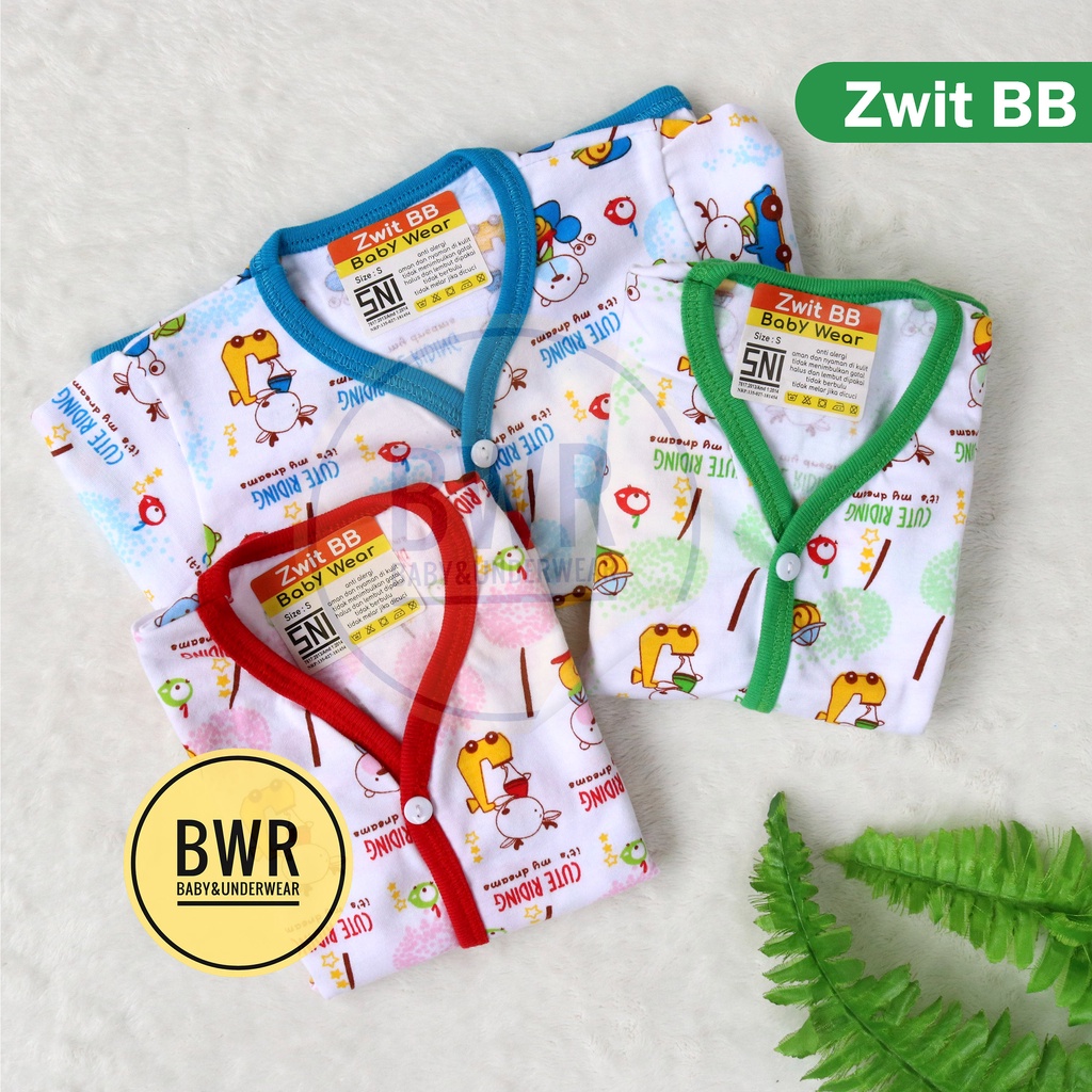 Setelan Zwit BB KANCING PANJANG MOTIF Random / Setelan Anak Bayi Unisex Kaos Celana Panjang | Bwr | MOTIF