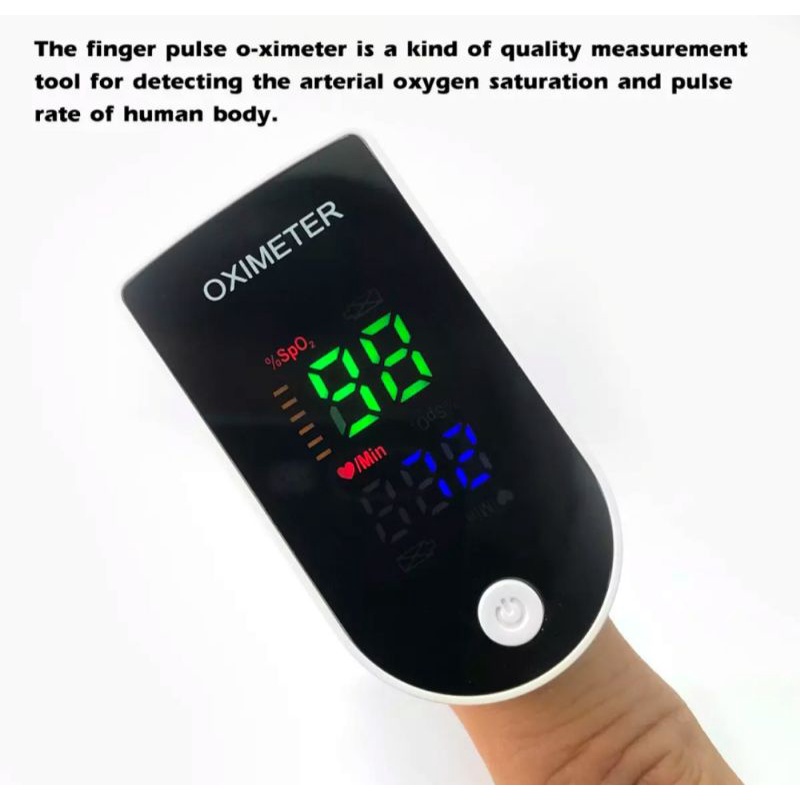 oximeter putih SO811 dan MD2400 alat ukur oksigen pulse fingertrip