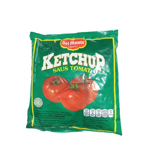 DEL MONTE SAUS SACHET 216G 24&quot;S/centraltrenggalek