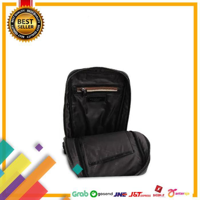 DEAL.. GOBELINI MENS TONY BODY BAG BLACK ..TERBARU