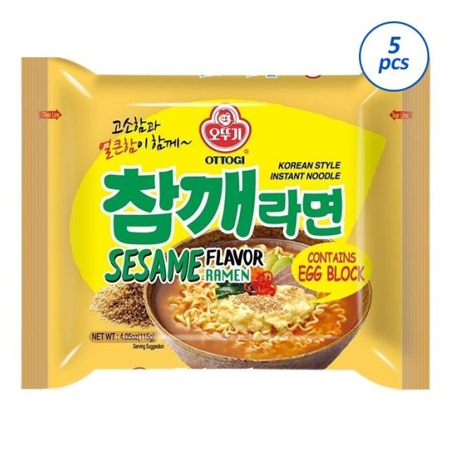 

Ottogi Sesame Ramen - 115G/5Pcs