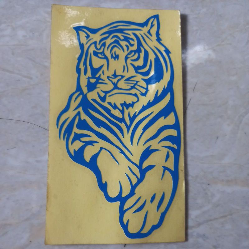 

Sticker cutting, Stiker skorlite, Stiker Harimau
