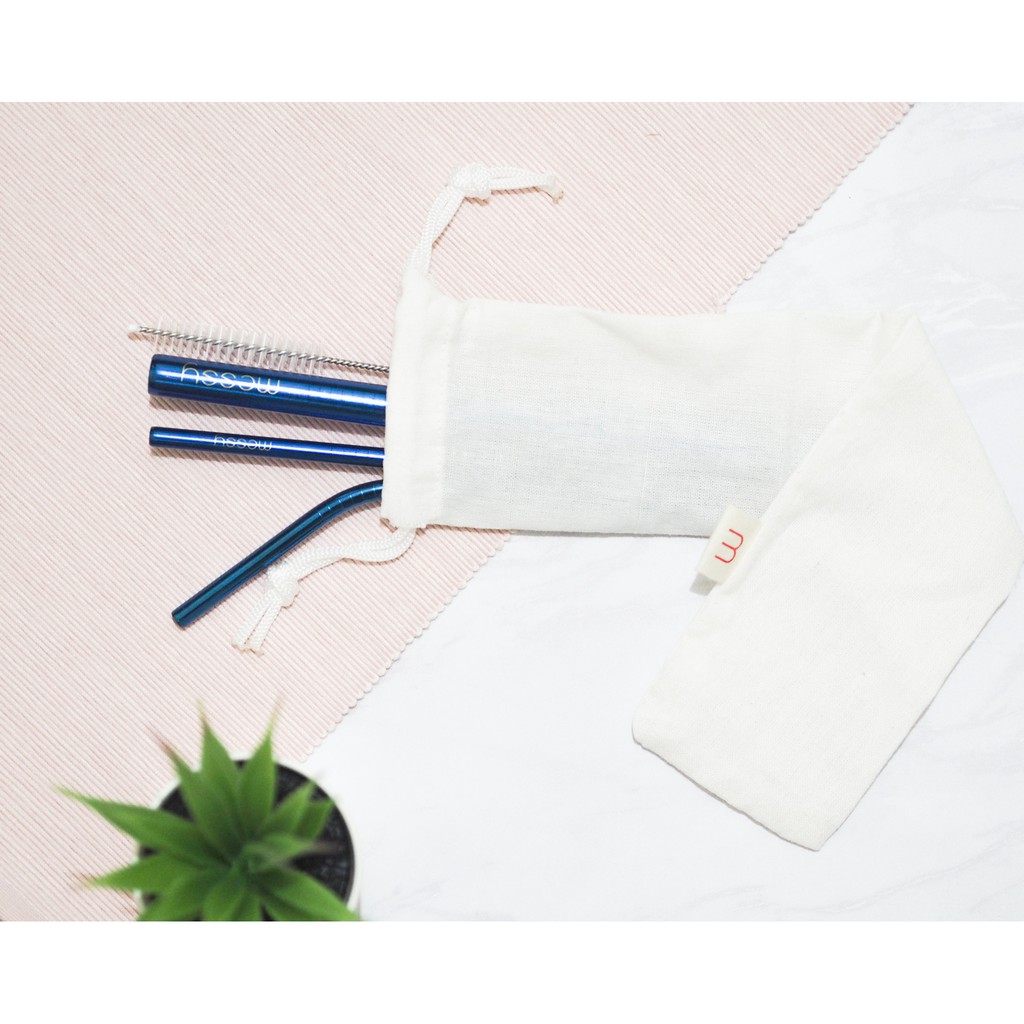 &quot;Messy&quot; Stainless Metal Straw / Sedotan Stainless