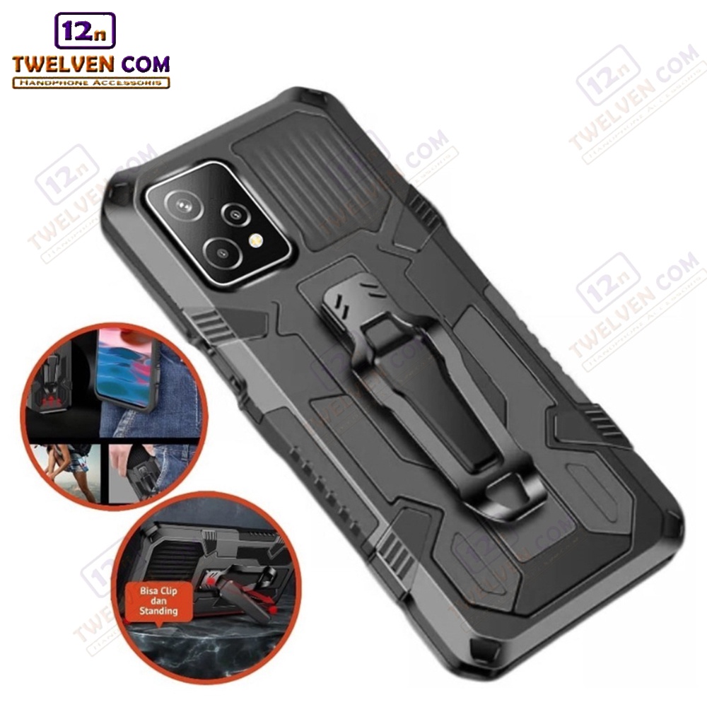 Case Shockproof Realme 9 Armor Hardcase Stand Clip