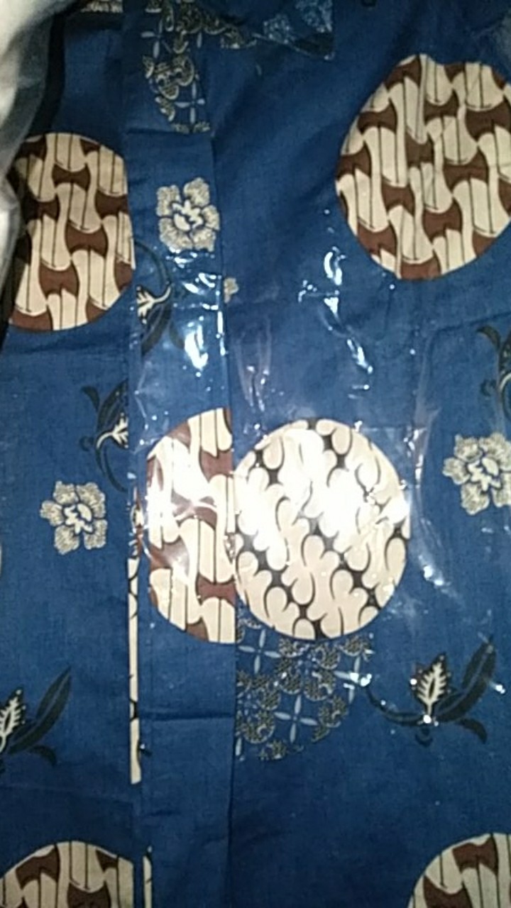 Bl - 03648 Tunik Oversize Wanita Lengan Panjang Batik