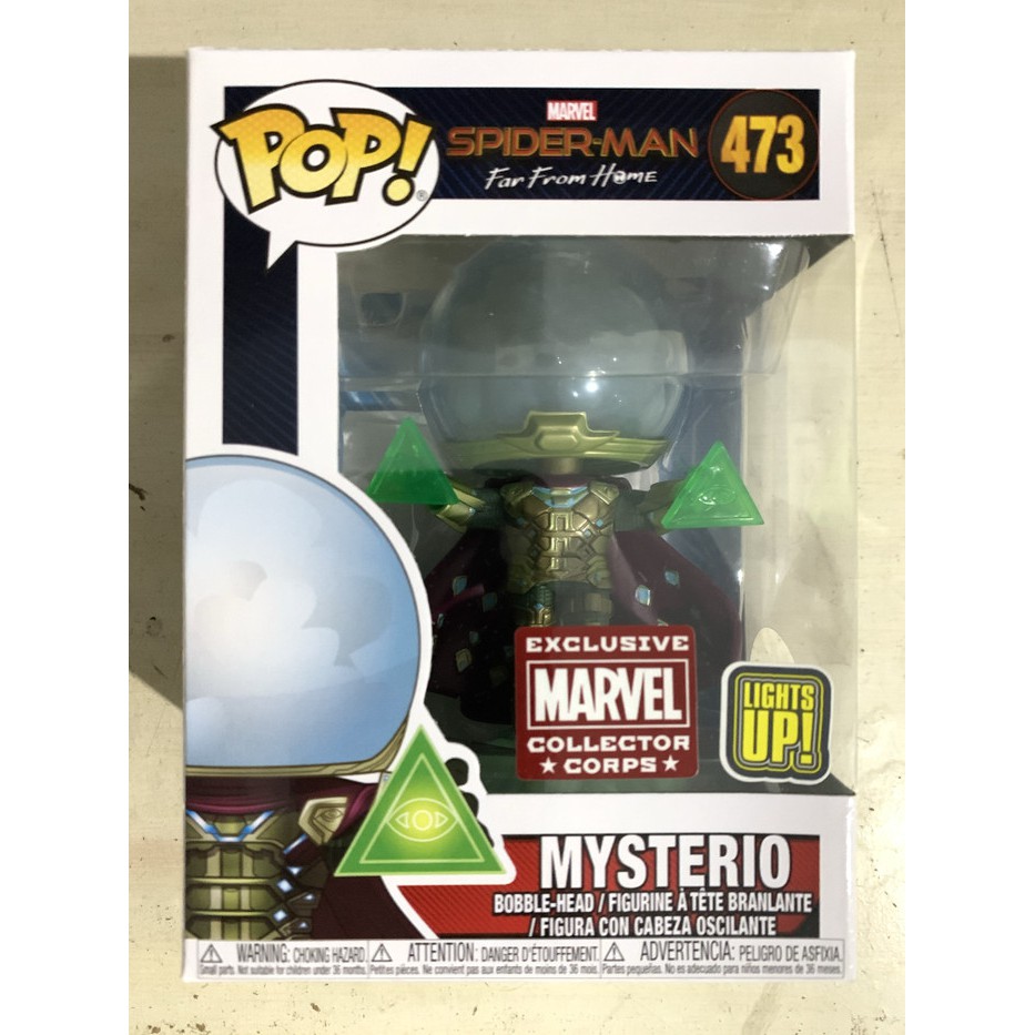 Funko POP Marvel: SPIDER-MAN Far From Home - Mysterio (Lights Up)
