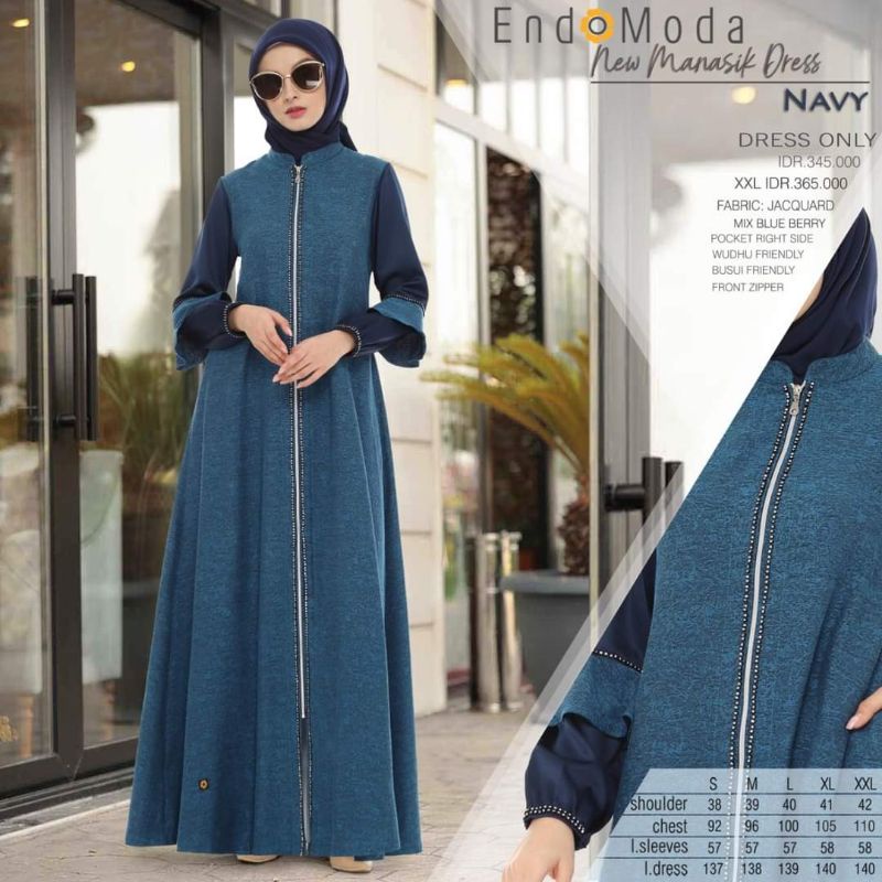 GAMIS ENDOMODA NEW MANASIK/GAMIS KONDANGAN/DRESS KONDANGAN