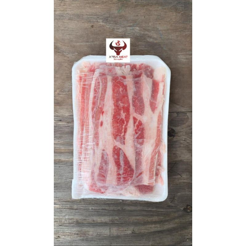 

shortplate slice USA halal 500gr