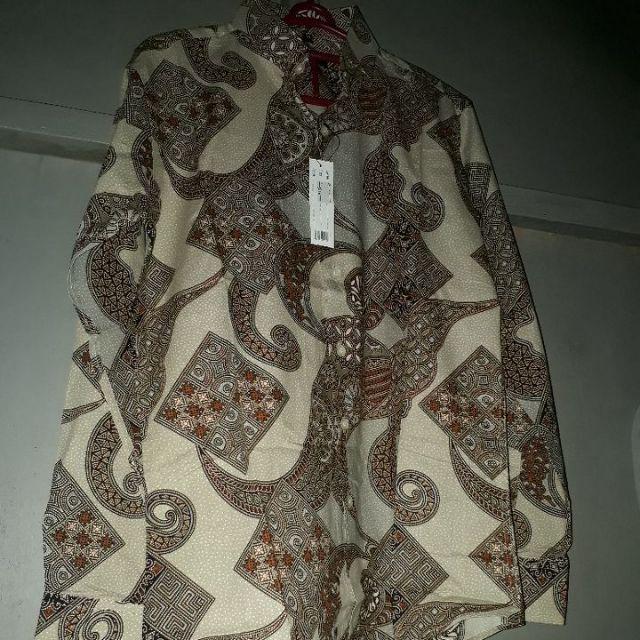 Baju Batik Pria Slim Fit Modern Elegan Kemeja Batik Pria Slim Fit Katun Premium Cbl949