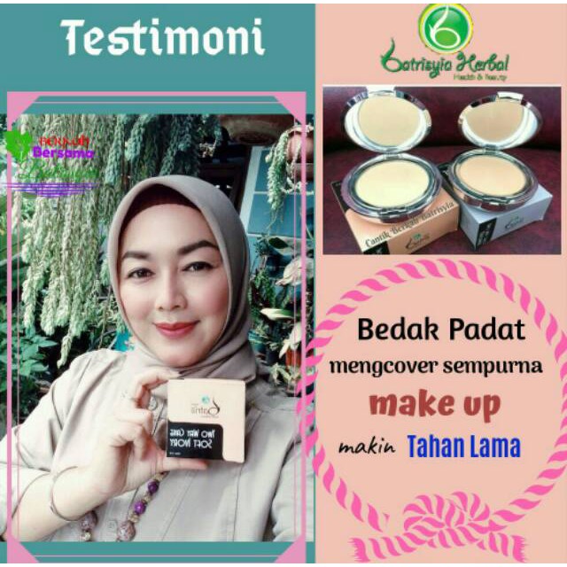 Batrisyia Two Way Cake Soft Natural Bedak Padat 12 gr