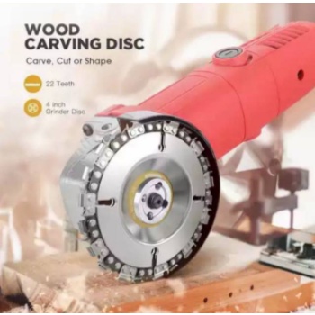 Mata Gerinda Ukir Kayu  Mailtank SH-301 Mata Wood Carving Disc 4 inch 22 T Mata Grinda Chainsaw Potong kayu