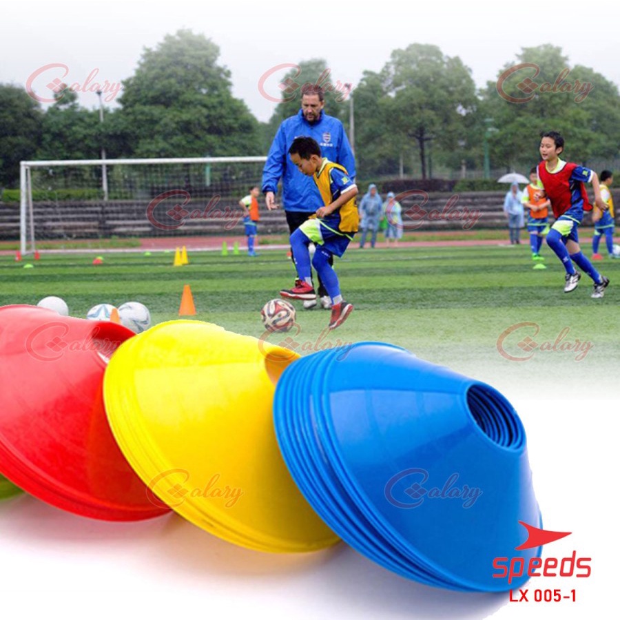 CONE CONES MANGKOK ISI 50 PCS WARNA SET ALAT LATIHAN OLAHRAGA KUN