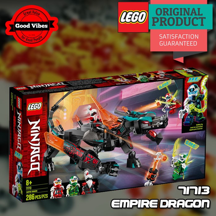 LEGO Original NINJAGO 71713 Empire Dragon - Mainan Anak Film Lego Ninja Lego Robot Naga Lego Kai