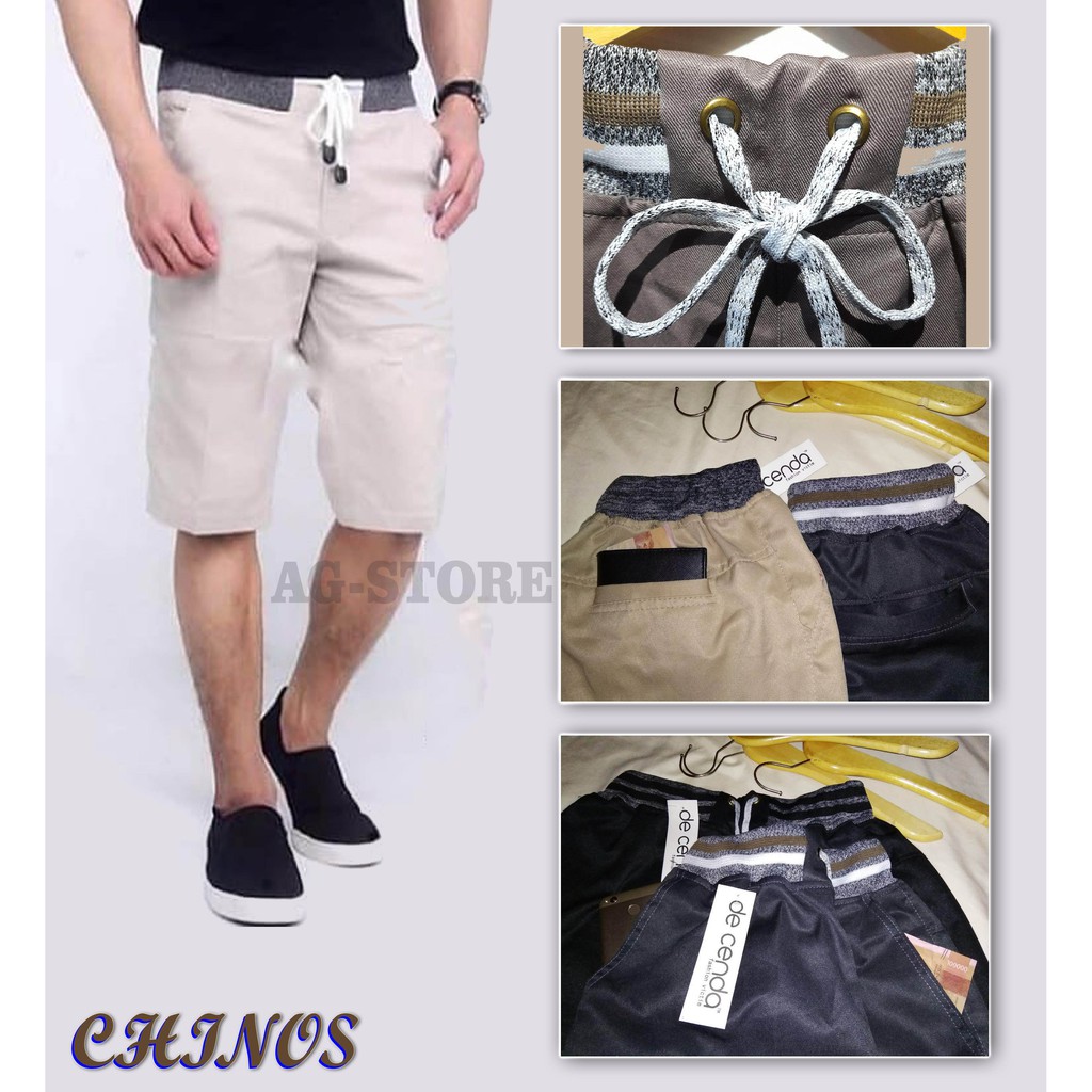 Celana Chino Pendek Pria Polos Celana RIB jova Twill Premium Celana Chinos Pendek Pria Kekinian Termurah