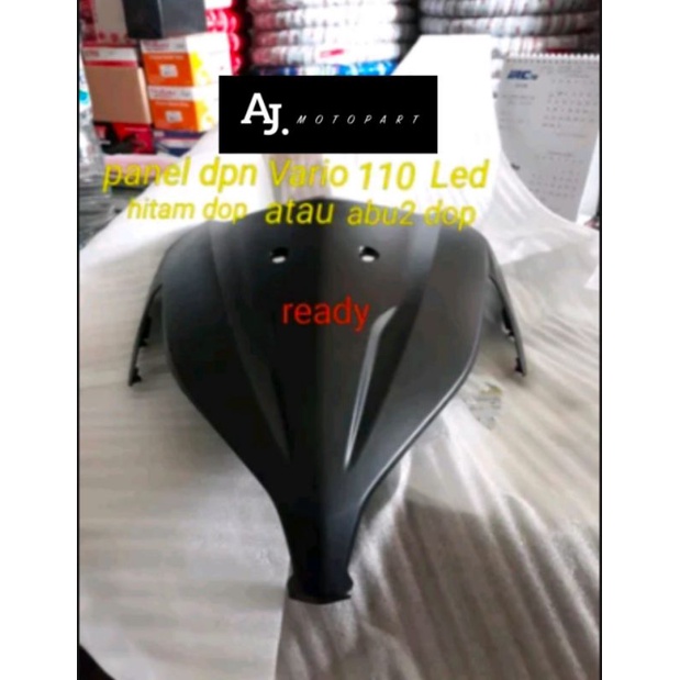 panel depan vario 110 led dan remote warna hitam doff dan abu abu doff asli ahm