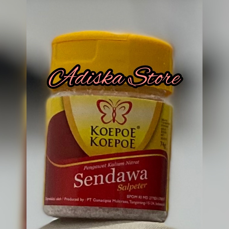 

Sendawa Salpeter Pengempuk Daging Koepoe Koepoe 74 gr