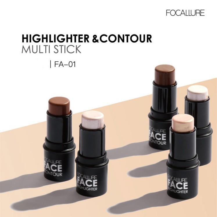 ★ BB ★ Focallure Single Highlighter Contour Cream - FA01 - FA 01