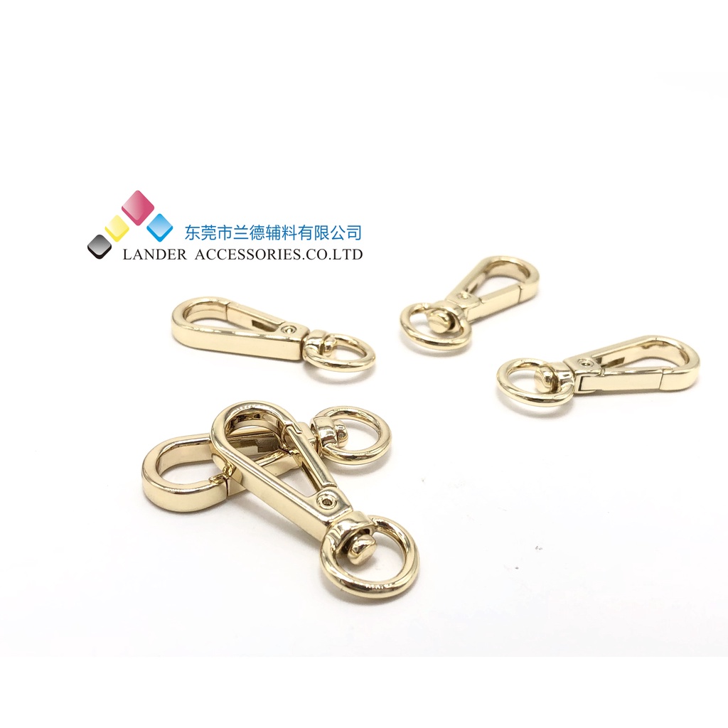 Lander Dogclip / Kaitan / 9.5mm / Shiny Gold / Fx 0505 / 2pcs