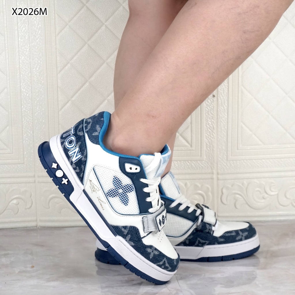 SEPATU COWOK Trainer Mono Denim X2026M X2026F