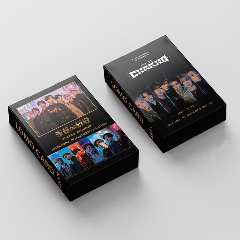 54pcs / box Kartu Lomo Foto Album BTS 7 FATES CHAKHO 2022