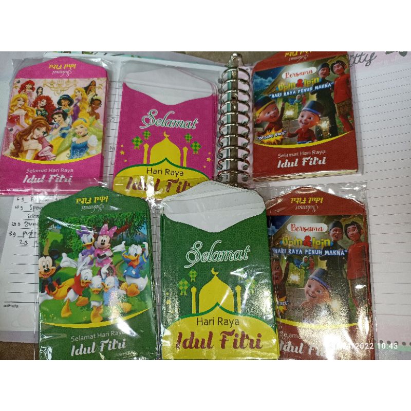 

Amplop lebaran karakter murah isi 10