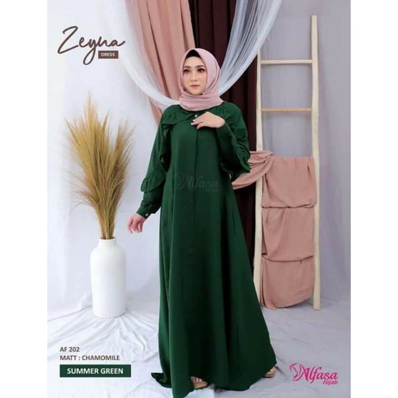 Zeyna Dress by Alfasa Hijab || Dress || Gamis