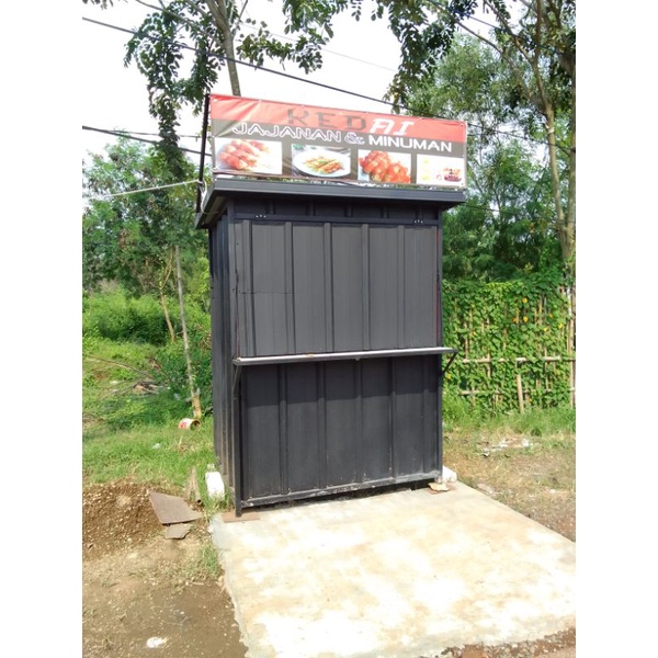booth container/gerobak