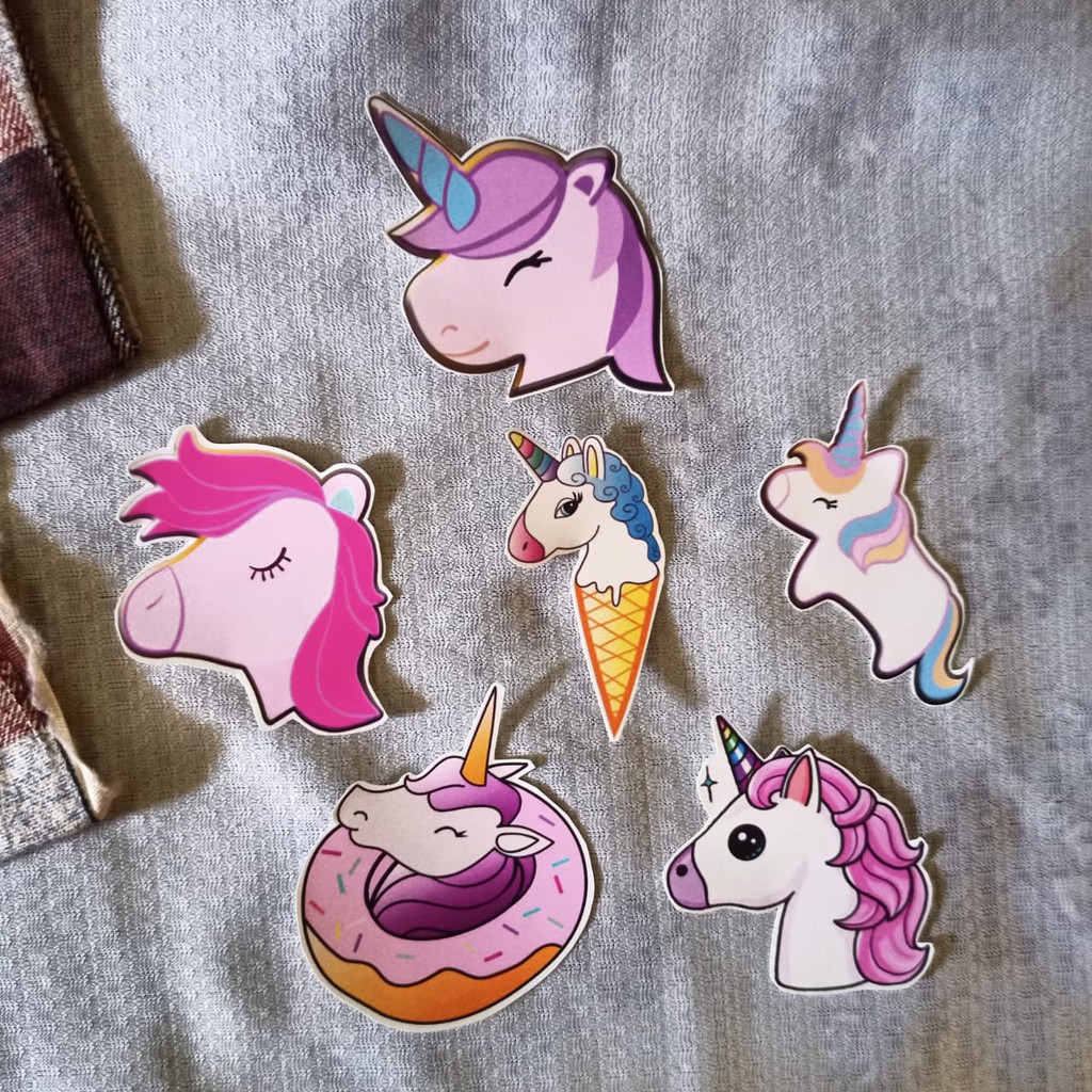 

Unicorn Waterproof Sticker / Sticker Aesthetic / Sticker Journal / Stiker Jurnal / Alat Tulis