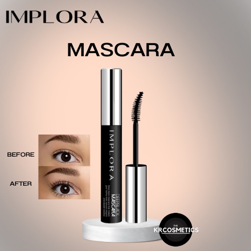 Implora Deep Black Mascara 100% Original 3.8gr