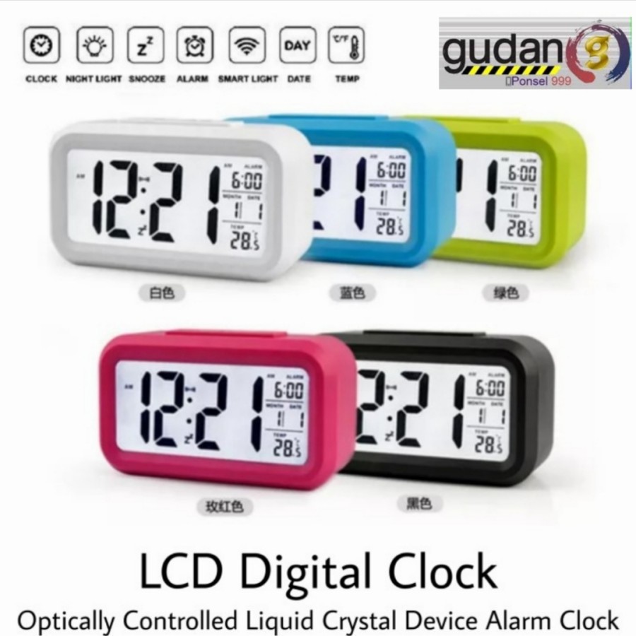 Jam Digital LED alarm - Jam Meja Digital