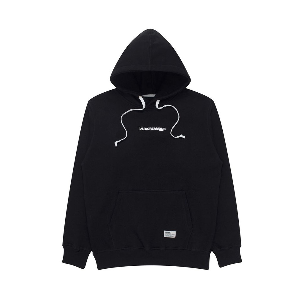 HOODIE SCREAMOUS SIGNATURE LEGEND TINY ON WHITE