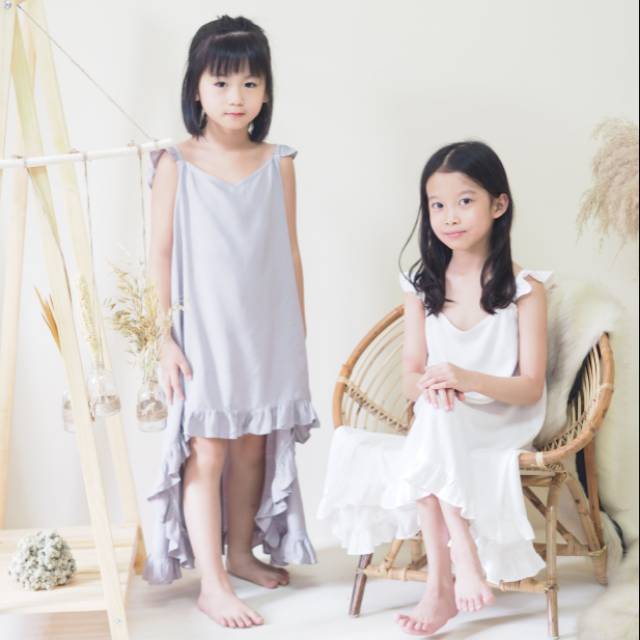 Set Baju Tidur Rayon anak couple dengan Mommy