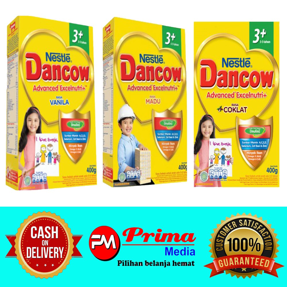 

Nestle Dancow 3+ 400g l Madu l Vanila l Cokelat