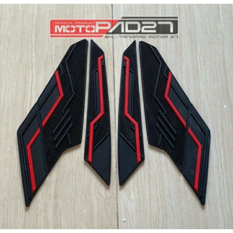 Stiker footstep Vario 160 3D Bahan karet Rubber Premium