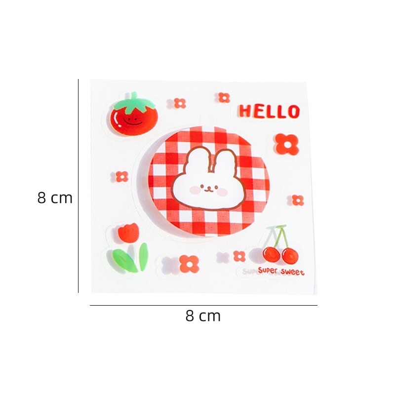 READY STOCK BISA 5 LEMBAR CUTE DECO STICKER CARTOON FANCY KAWAII KOREAN JAPANESE STYLE DIY SCRAPBOOK JURNAL DIARY STIKER LUCU AESTHETIC LOVELY PINK GIRLS KARAKTER KARTUN BOTOL AIR MINUM VIRAL LAPTOP PHONE CASE HP UNIK BERUANG HEWAN BUNNY ANIMALS PATTERN