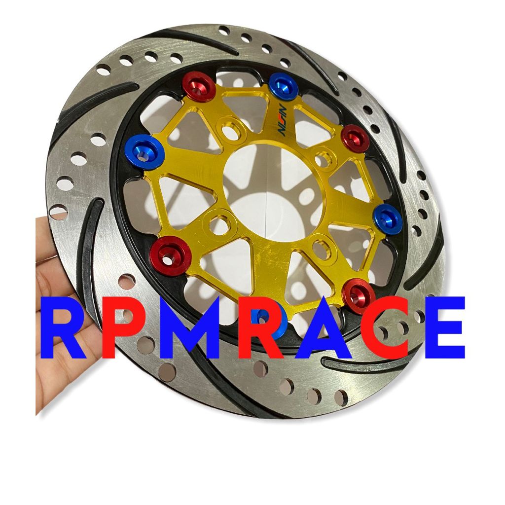 Disc Discbrake Piringan Cakram Depan Nissins floating warna 220mm Vario Beat Scopy Fino Mio dll